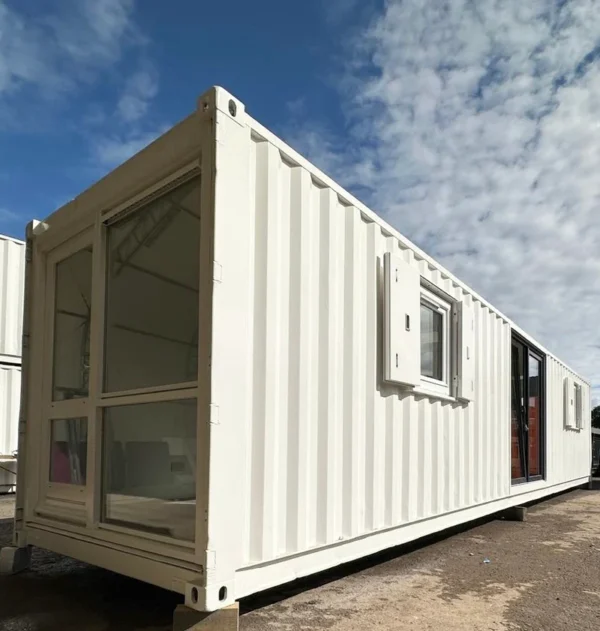 Converted 40ft Shipping Container | Open Plan Office | Portable Container Building