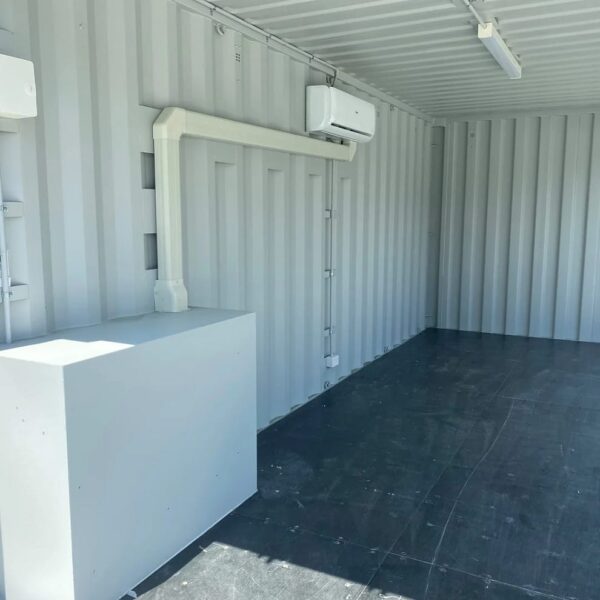 Modified 20ft Container with Glass door & Ac - Image 2