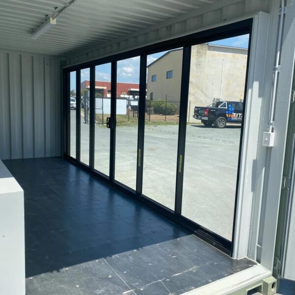 Modified 20ft Container with Glass door & Ac - Image 3