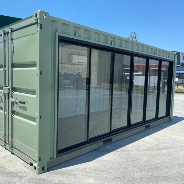 Modified 20ft Container with Glass door & Ac - Image 7