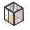 Portable Restroom, Bathroom, Mobile Toilet With Shower And Sink - Image 11